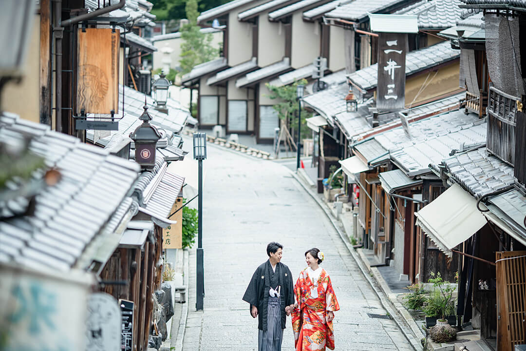 京都前撮り・フォトウェディングの和装ロケプラン 参考写真