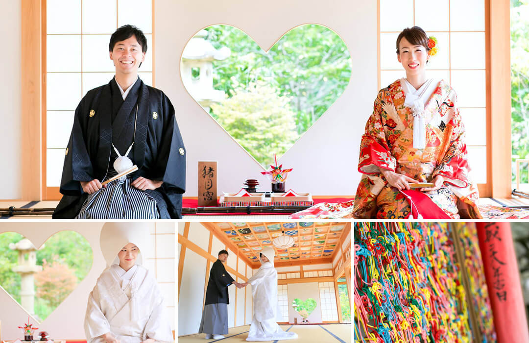 京都和装前撮り・フォトウェディングの京都好日の正寿院メインビジュアル