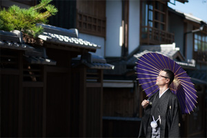 京都和装前撮り・フォトウェディングのフォトグラファー 髙田英明が撮影