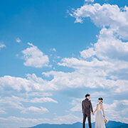 京都和装前撮り・フォトウェディングのロケーション　琵琶湖