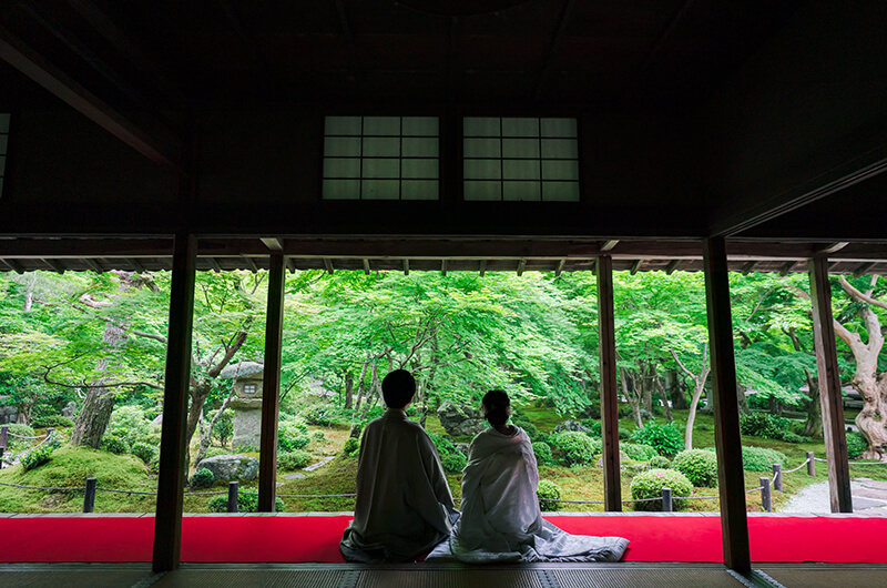 京都・圓光寺は竹林がある和装前撮り・フォトウェディングのロケーション