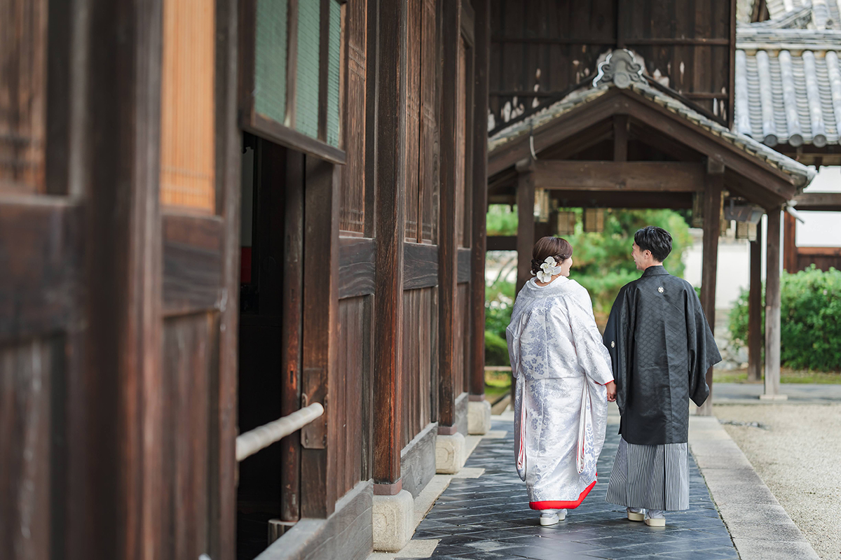 京都の前撮りで失敗しない、後悔しない宇治の萬福寺