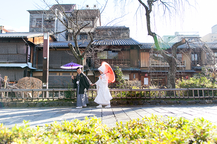 前撮り　京都　冬