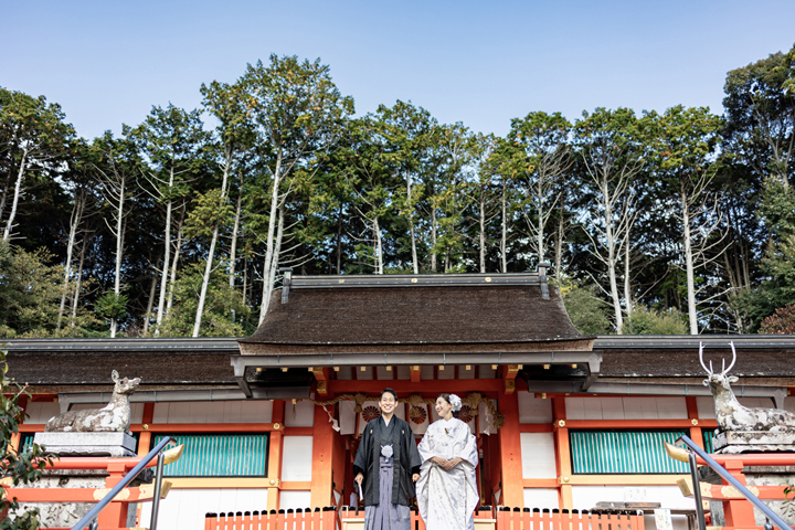 京都・大原野神社で紅葉前撮り | 京都好日ブログ｜和装前撮り