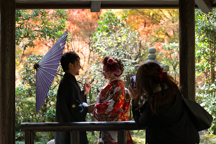 紅葉　前撮り　京都