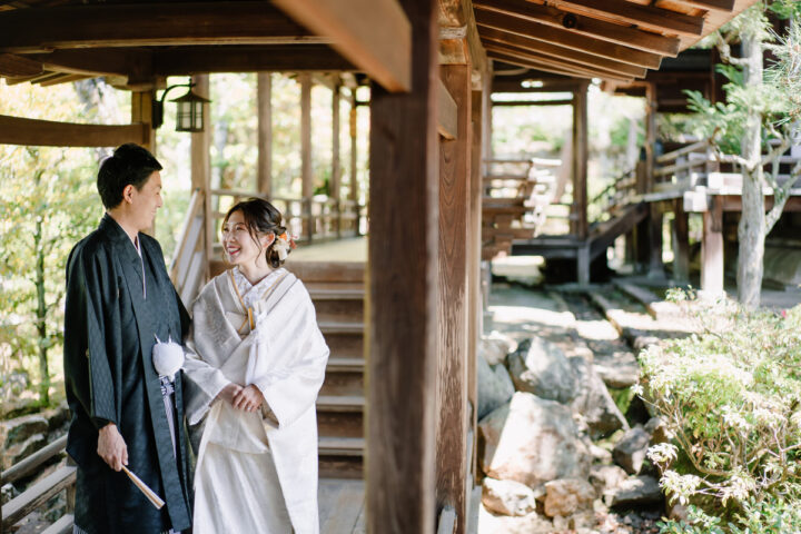京都の世界遺産・御室仁和寺での和装前撮りが評判です
