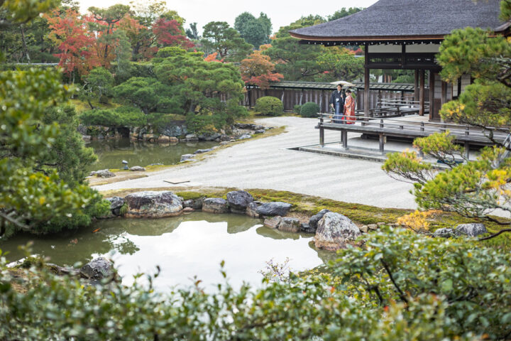 世界遺産の御室仁和寺のロケーションで京都和装前撮り
