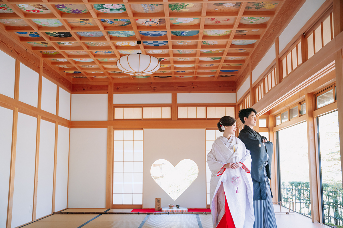 京都前撮りの思い出体験「ハートの窓の正寿院」