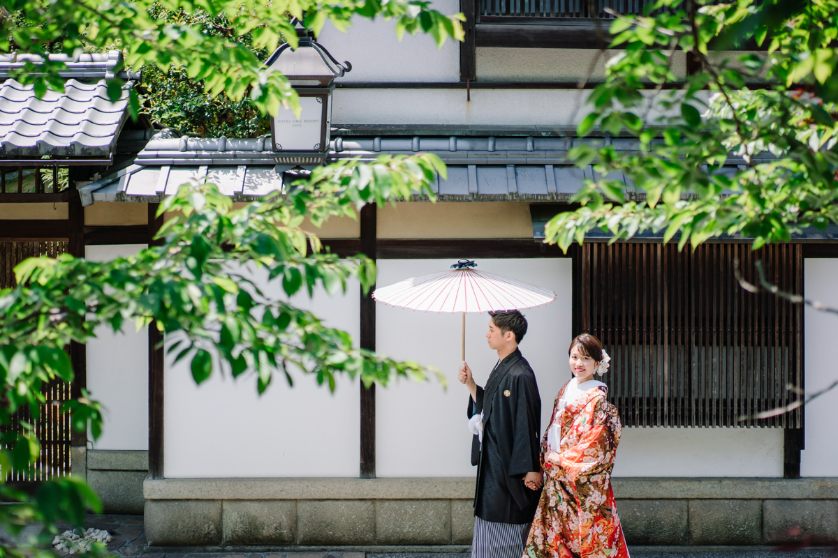 京都の和装前撮りは東山八坂が安いのでおすすめ