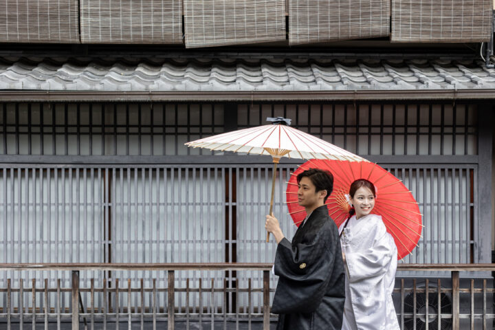 京都前撮りは祇園での白無垢フォトウェディングが人気