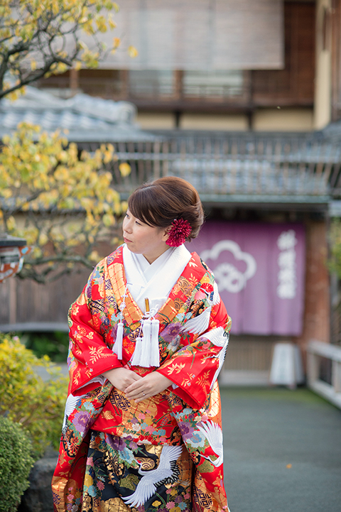紅葉　前撮り　祇園