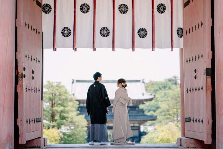 京都・御室仁和寺で撮影できる世界遺産で和装前撮り