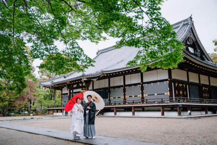 ぜひおすすめしたい世界遺産の京都・御室仁和寺での和装ロケーション前撮り