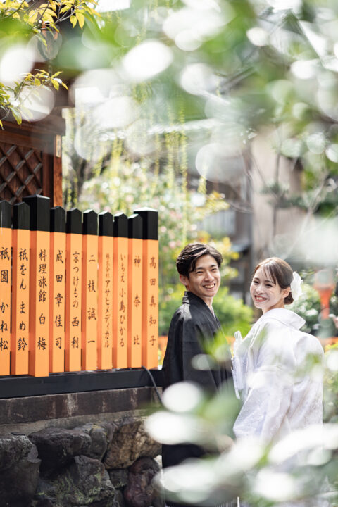 京都前撮りは祇園での和装フォトウェディングが人気