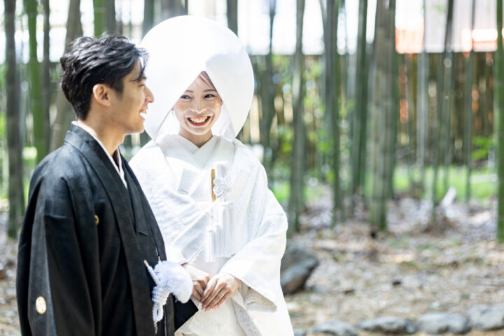 京都のフォトウェディングは大覚寺で竹林前撮りがおすすめ