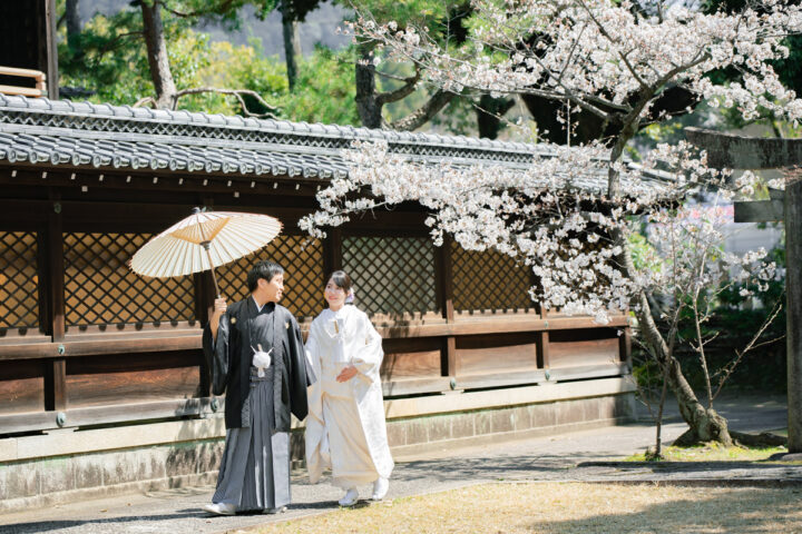 新日吉神宮は穴場の京都前撮りロケーション