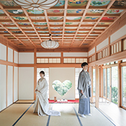 正寿院前撮りの正寿院のハートの和室