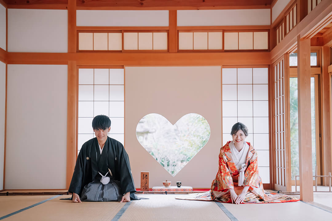 京都和装前撮り・フォトウェディングの京都好日の正寿院メインビジュアル