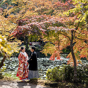 紅葉シーズンの大原野神社