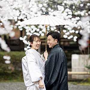 桜シーズンの毘沙門堂